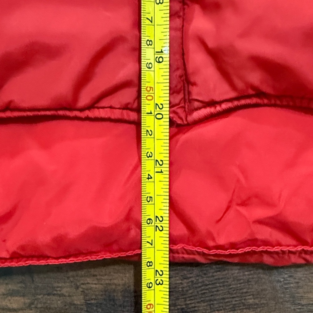 Eddie Bauer Vintage Retro Red Goose Down Vest Mens XXL - Picture 13 of 13